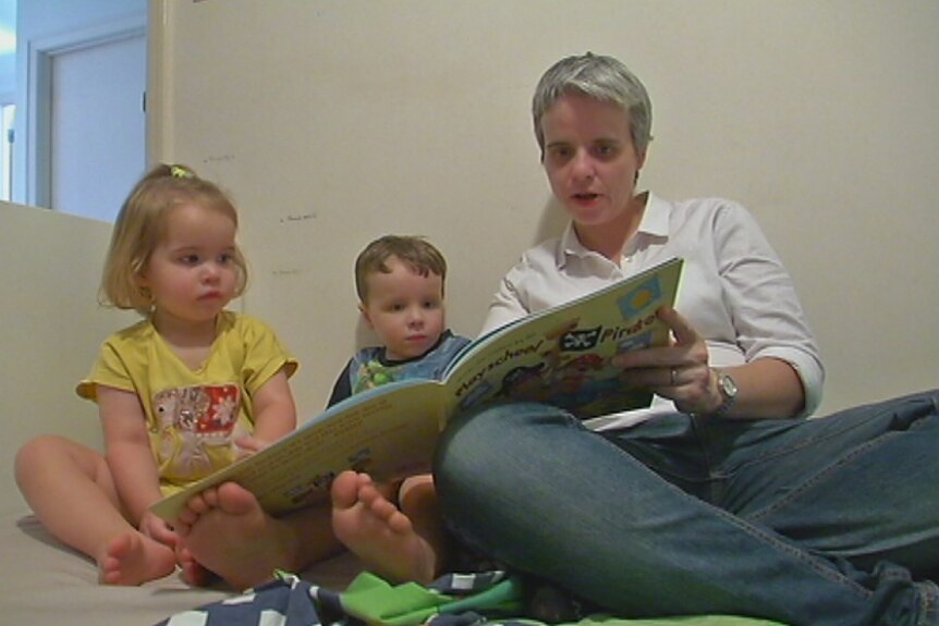 Dr Nicola Waddell with her children