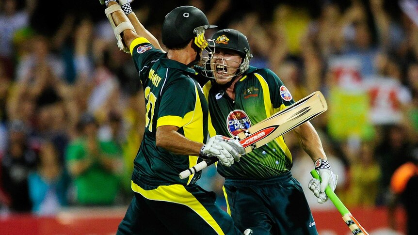 Faulkner and McKay celebrate dramatic ODI win