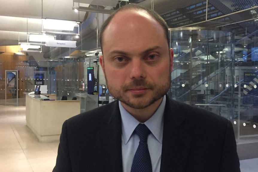 Russian opposition politician Vladimir Kara-Murza.