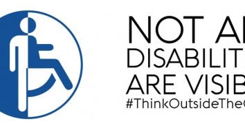 The Think Outside the Chair campaign symbol