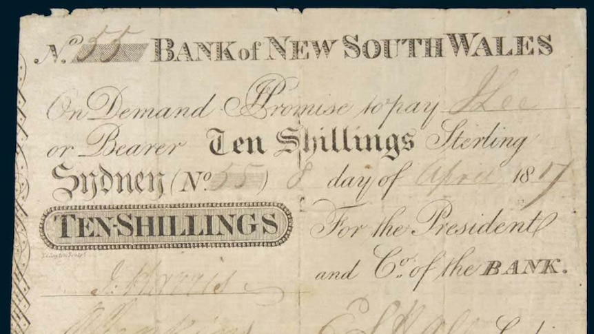 10-shilling note from April 8, 1817