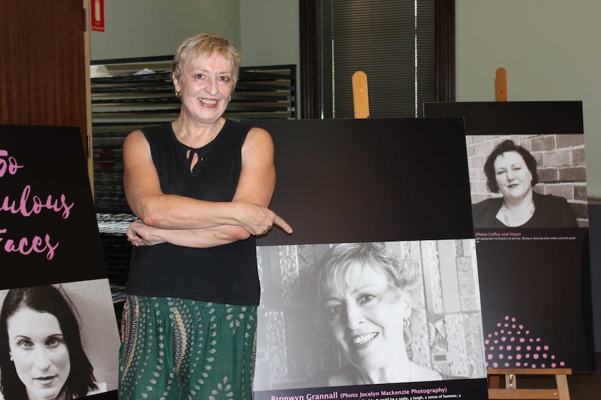 Bronwyn Grannall was one of the fifty women featured in the 50 Fabulous Faces exhibition in Mackay.