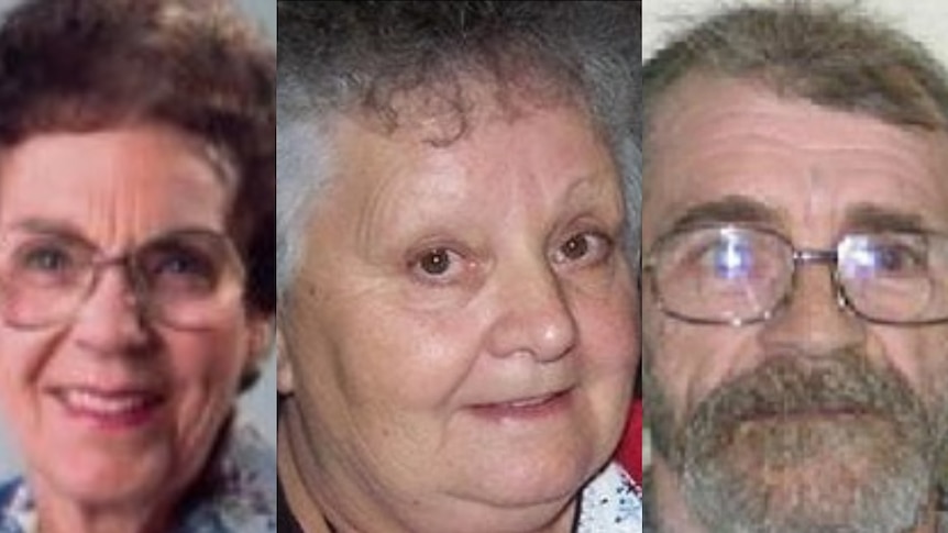 Composite image of murder victims Phyllis Harrison, Beverley Hanley and Stephen Newton