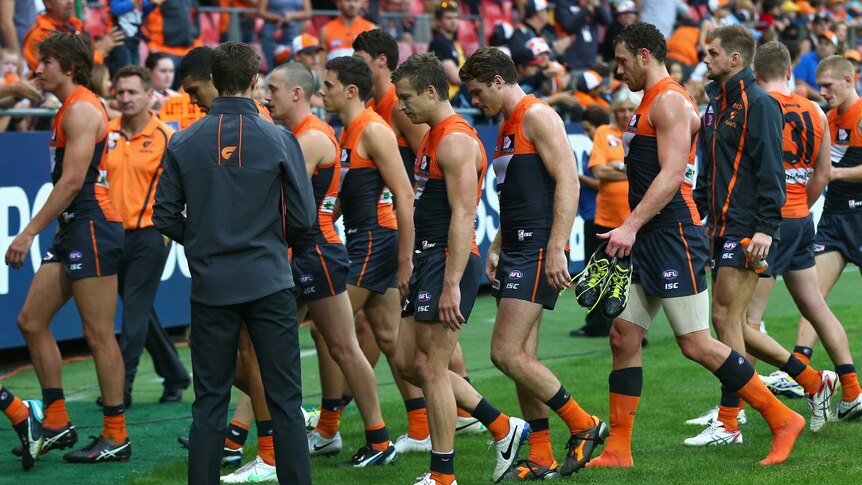 Giants trudge off after Richmond belting
