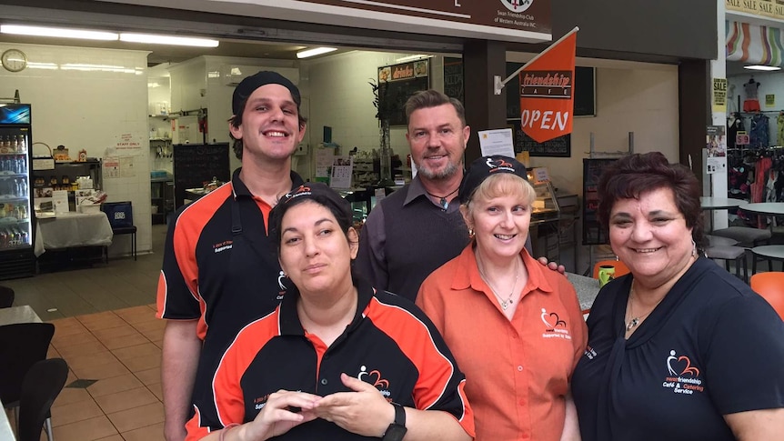 Staff at the Swan Friendship Cafe.