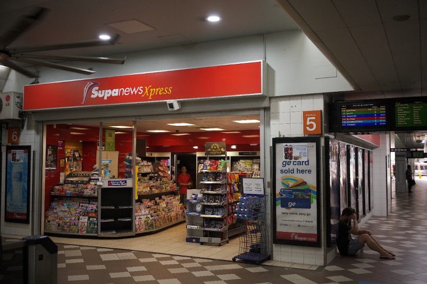 SupaNews in Central Station in Brisbane