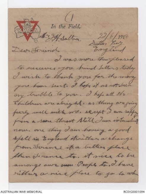 'Jus a card': letters home from Aboriginal diggers - ABC listen
