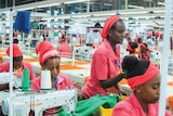 Garment workers at Hawassa Industrial Park