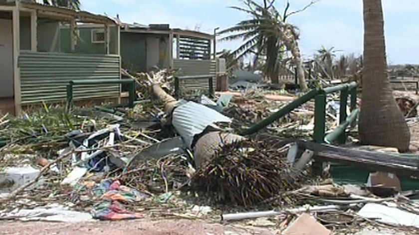 Tropical Cyclone Laurence has left a trail of destruction in Western Australia's north.