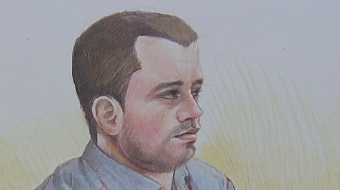 Darren Saltmarsh court sketch, accused of extortion, kidnapping.jpg