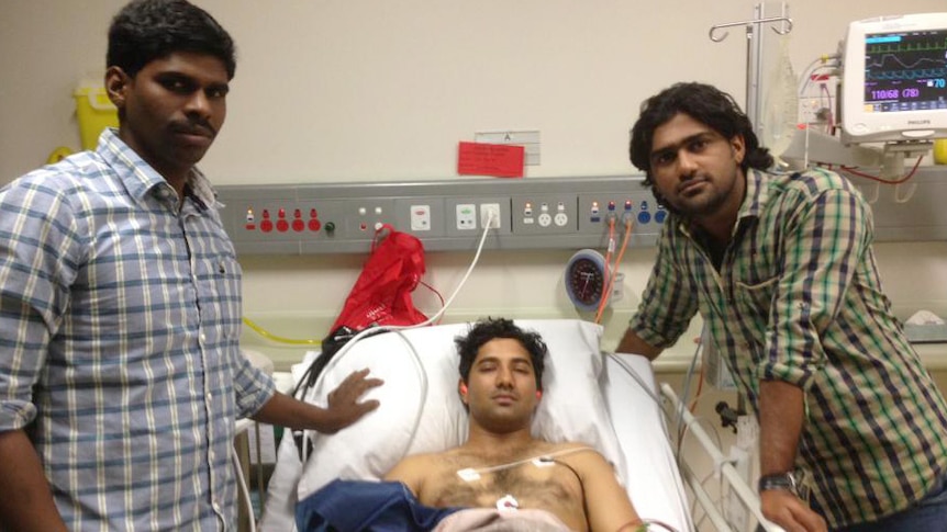 Mahesh Mohankumar, who was injured when a ship berthed at Port Hedland