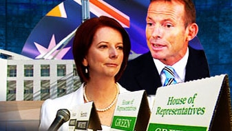 Composite: Julia Gillard and Tony Abbott