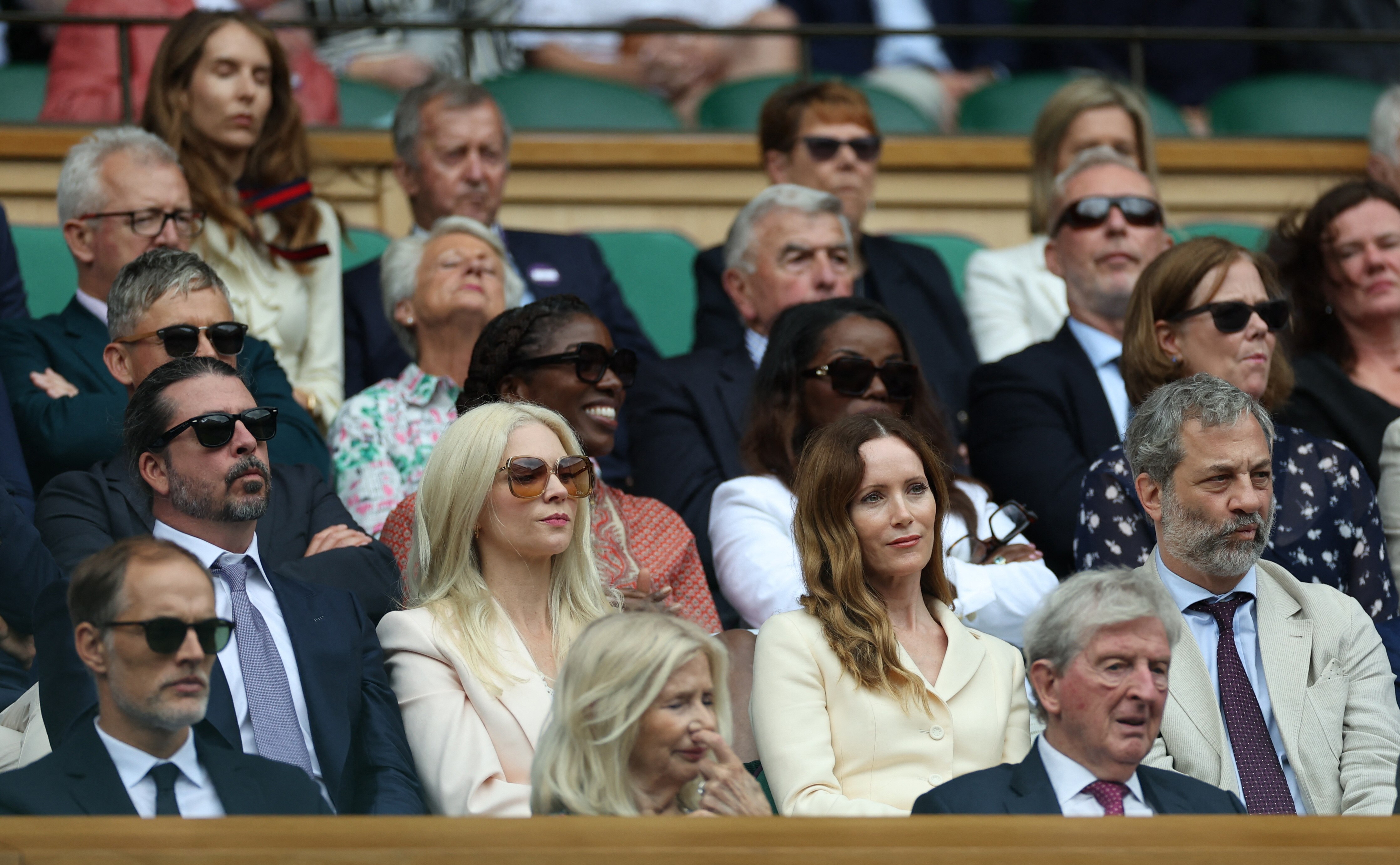 Actress Leslie Mann with her husband Director and producer Judd Apatow. 