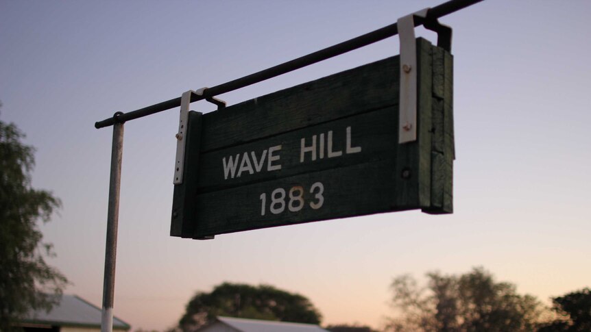 Wave Hill station sign.