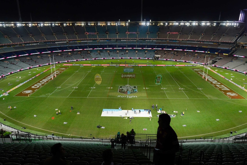 The MCG in the build up to Origin II