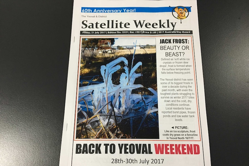 Recent Yeoval newsletter