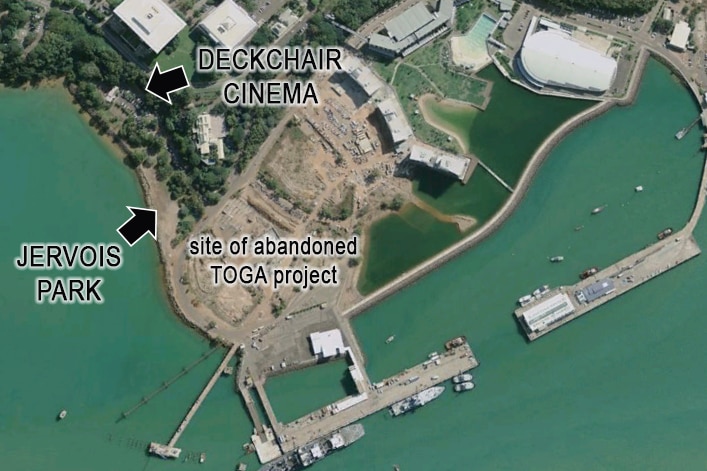 Map showing Deckchair Cinema proximity to proposed hotel development.
