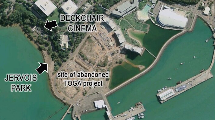 Map showing Deckchair Cinema proximity to proposed hotel development.
