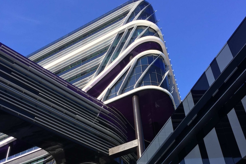 The exterior of the Peter MacCallum Cancer Centre.