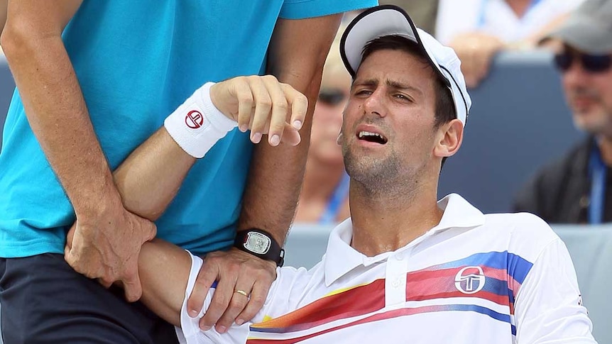 Djokovic had a back injury during the US Open and injured his shoulder during a lead-up tournament.