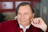 Barry Humphries in 2016, smiling