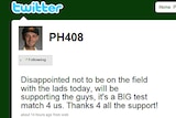 Phil Hughes tweet