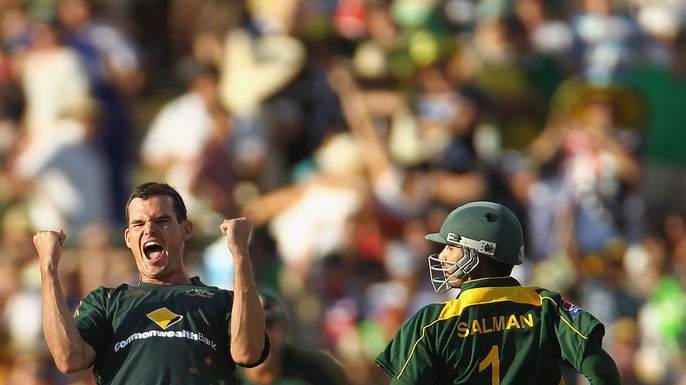 Crucial pair: Clint McKay sent Salman Butt and Younus Khan back to the pavilion in successive overs.