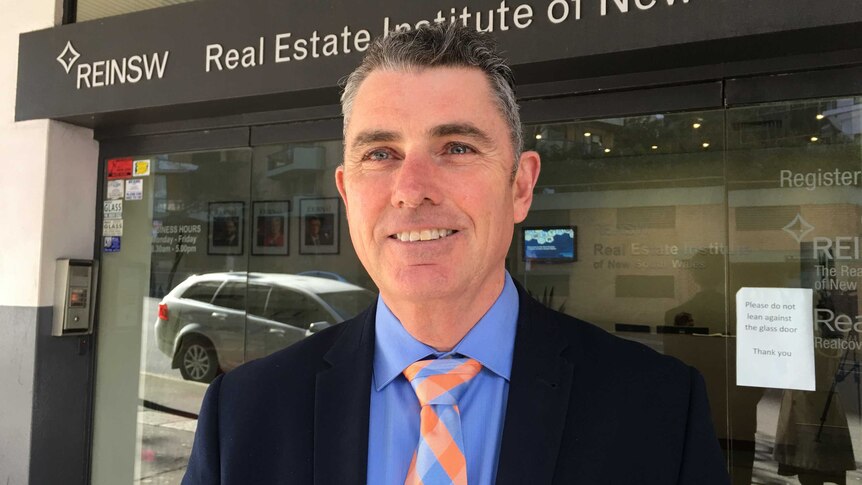 Chief Executive of the Real Estate Institute of NSW Tim McKibbin.