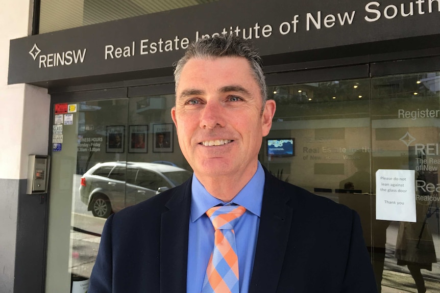 Chief Executive of the Real Estate Institute of NSW Tim McKibbin.