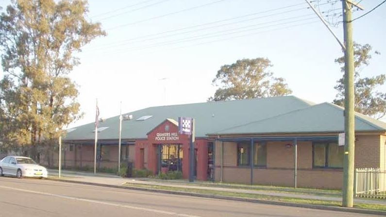 A street view of Quakers Hill Police Station