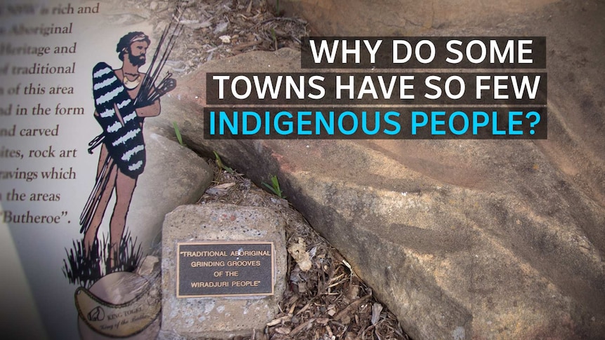 Captioned image: Why do some towns have so few Indigenous people?