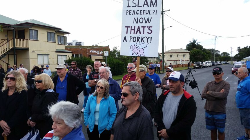 Sunshine Coast mosque protest