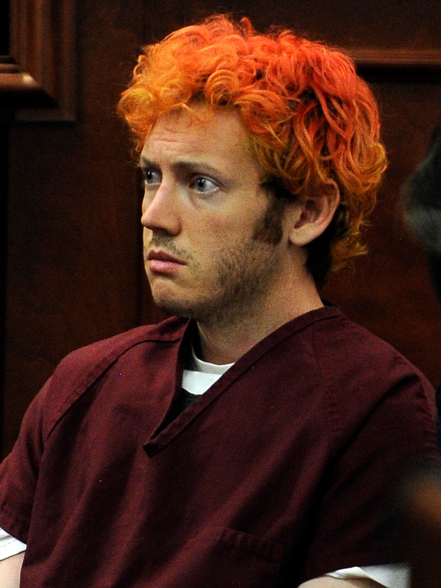 'Mentally ill'... James Holmes in court on July 23.