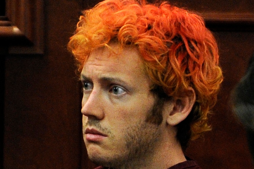 James Holmes is accused of shooting dead 12 people at a cinema outside Denver.
