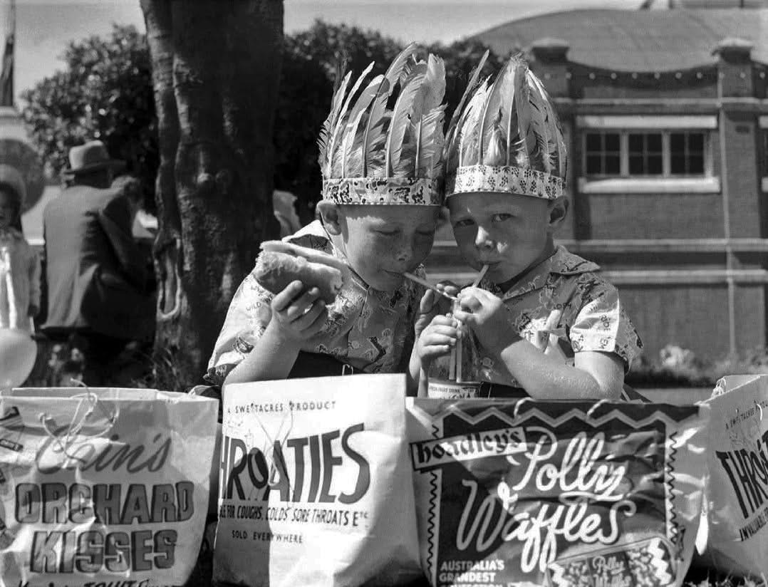 From confectionery to boot polish, show bags were originally free sample bags