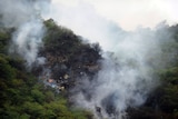 Smoke, flames rise from Pakistan plane crash site