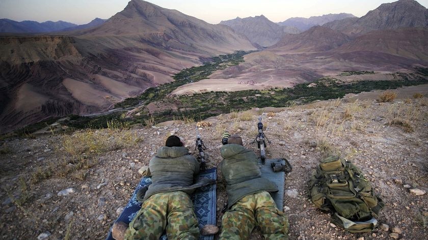 'A different situation'... ADF soldiers during a counter insurgency operation in Afghanistan.