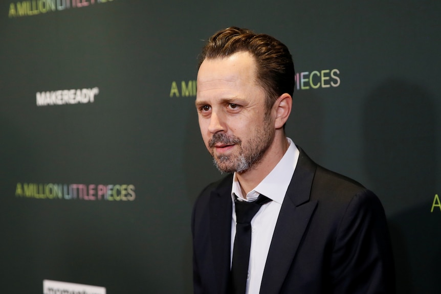 Actor Giovanni Ribisi poses at the LA Special Screening of the film "A Million Little Pieces," in West Hollywood, California
