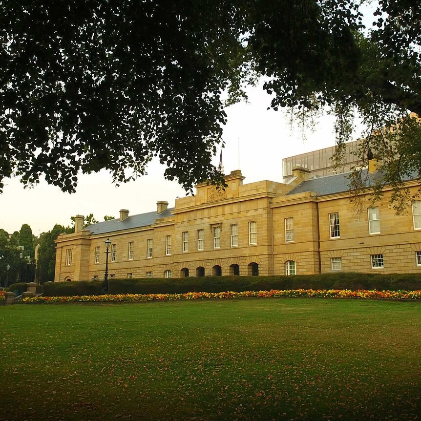 Exterior of the Tasmanian Parliament