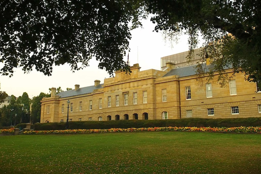 Exterior of the Tasmanian Parliament