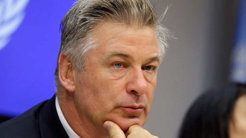 Alec Baldwin looks pensive in this 2015 file photo.