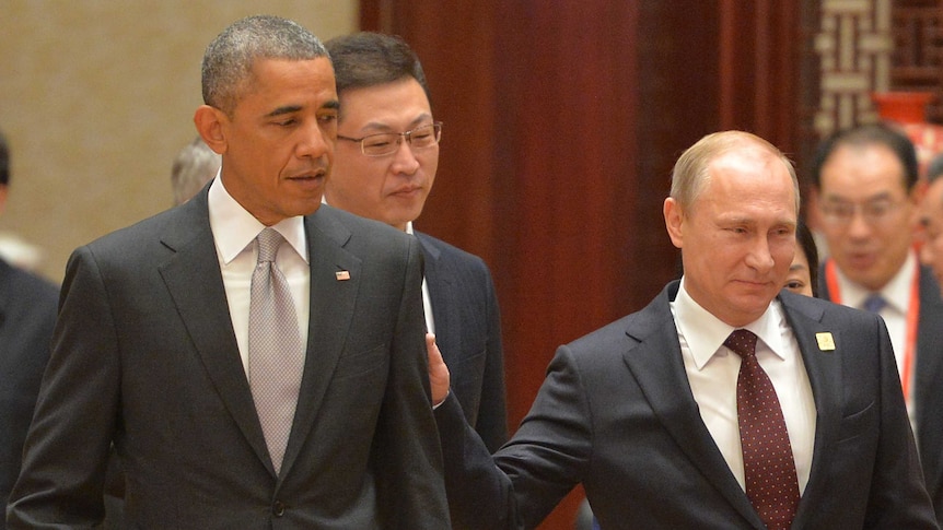 Obama and Putin at APEC