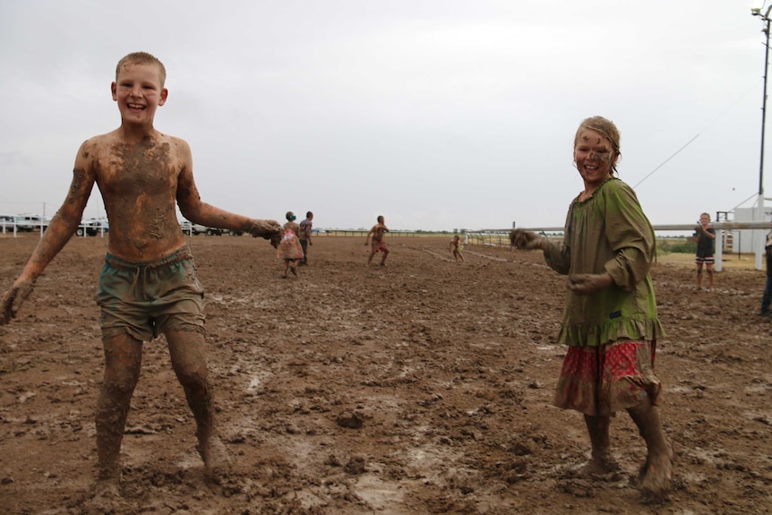 Mud slinging at Brunette Downs