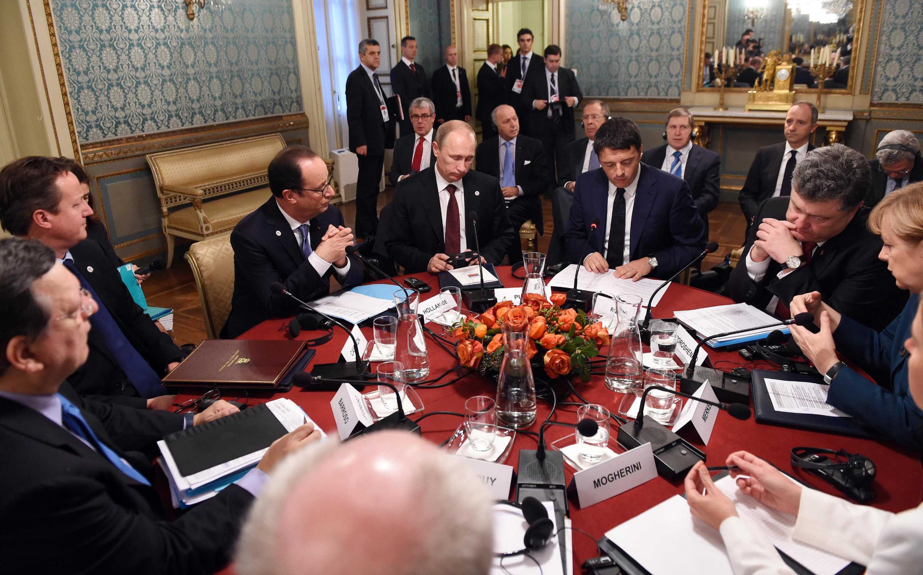 Russia, Ukraine And European Union Leaders Meet Over Ukraine Crisis ...