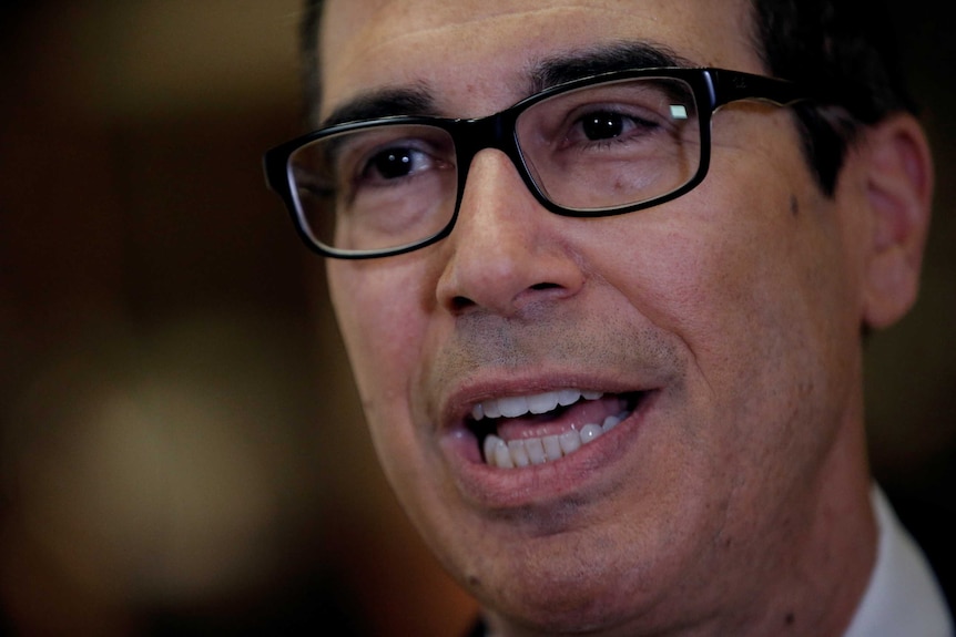 Donald Trump's choice for US treasury secretary, Steven Mnuchin