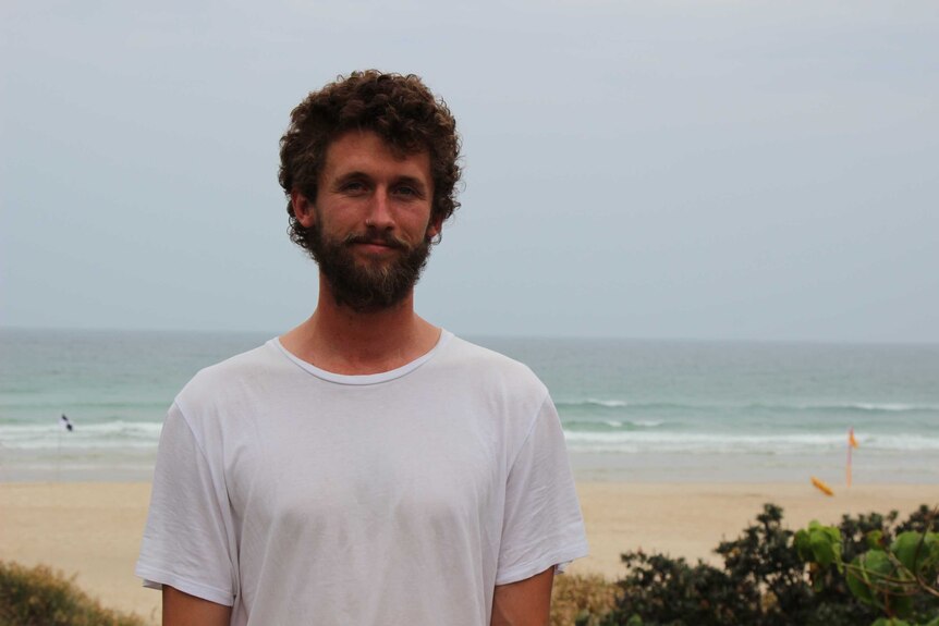 Tom Wolf is a surfer who grew up at Lennox Head