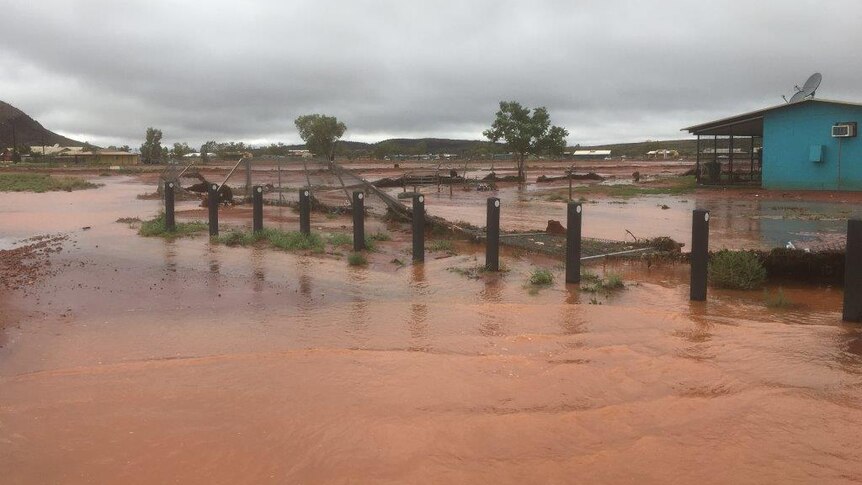 Kintore community has been flooded due to heavy rain on Christmas Day
