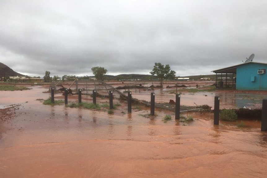 Kintore community has been flooded due to heavy rain on Christmas Day