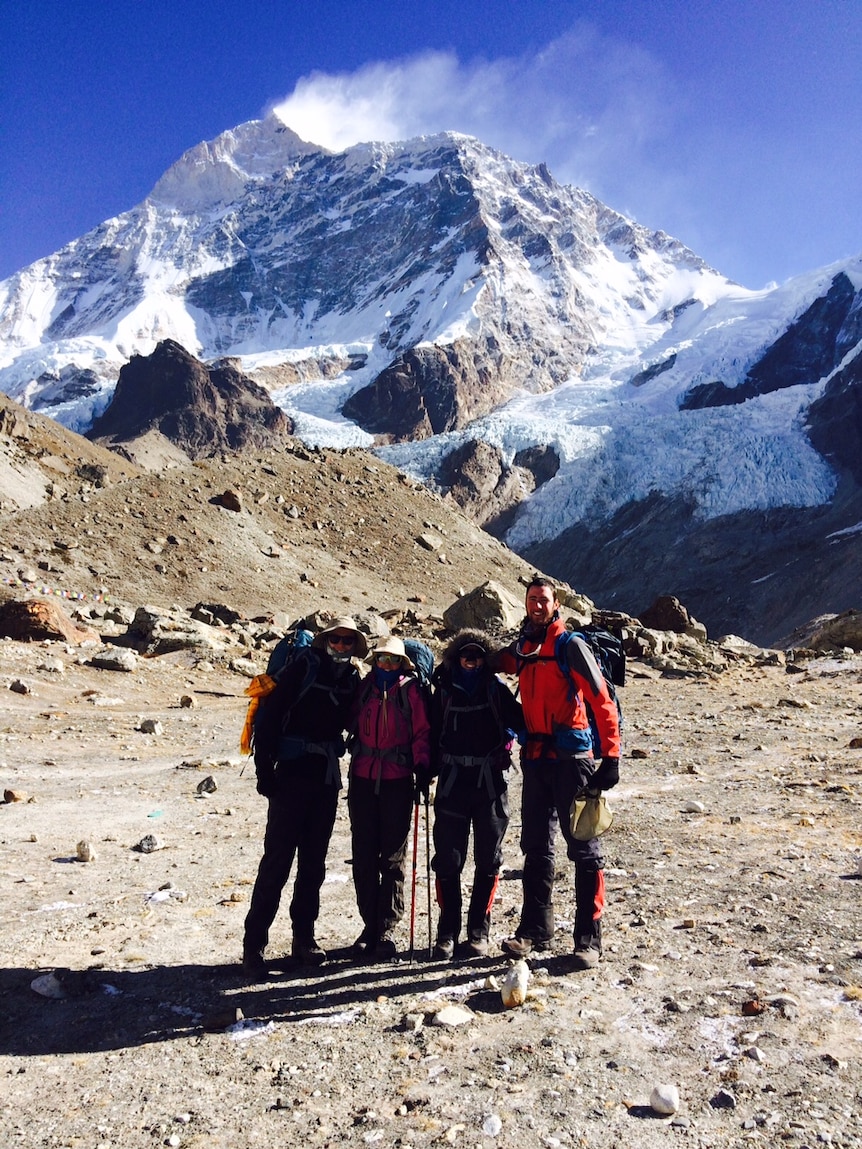 Heather Hawkins and family Nepal