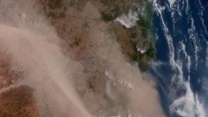 Satellite shows dust